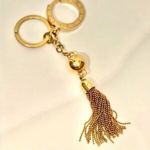 Louis Vuitton Gold Porte Cles Swing Tassel Bag Charm